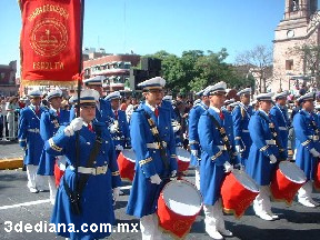 Banda de Guerra de la Escuela Normal Superior de Aguascalientes, archivo 3 de Dian@